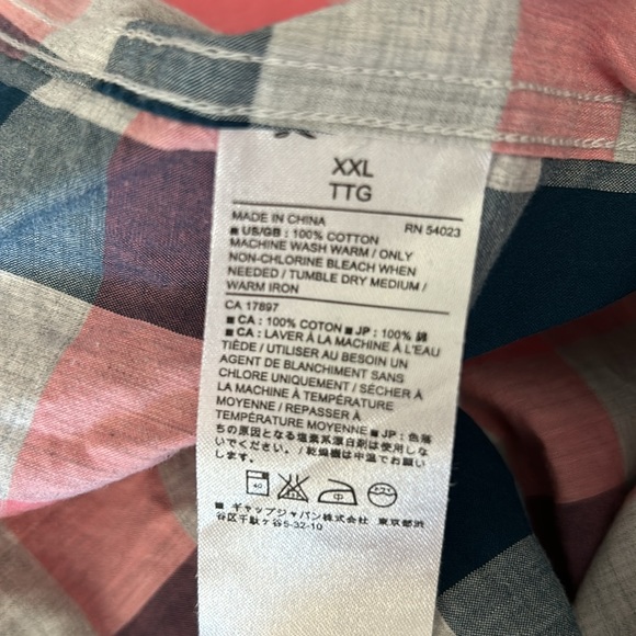 Banana Republic soft wash slim fit dress shirt XXL - Picture 3 of 3